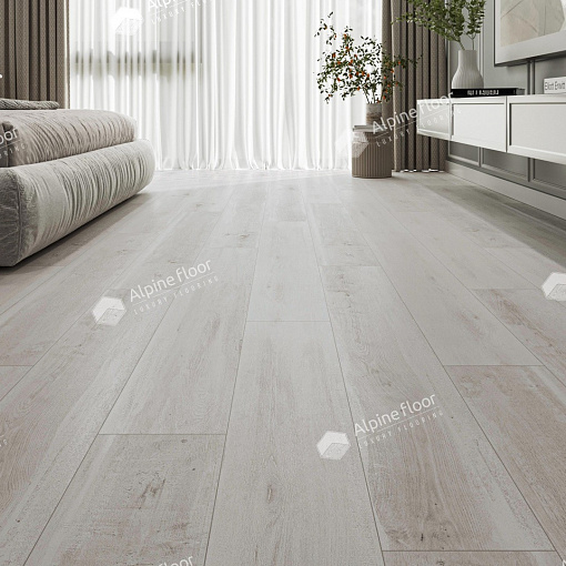 Кварцвиниловая плитка Alpine Floor ДУБ ПОЛЯРНЫЙ ECO 5-19 - 4