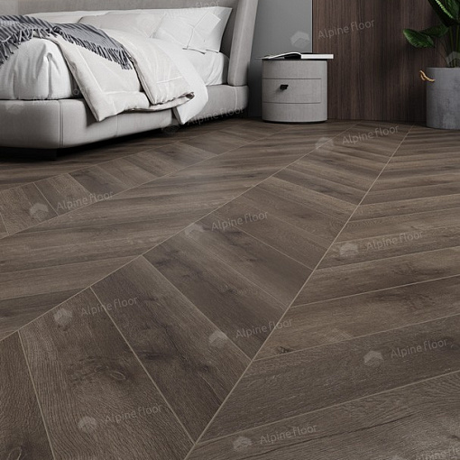 Кварцвиниловая плитка Alpine Floor Дуб Антарес Шеврон Chevron ECO 20-9 - 3