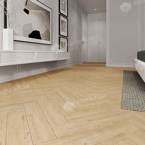 Кварцвиниловая плитка Alpine Floor Дуб Лесат ECO 16-26 ECO-16-26 - 1