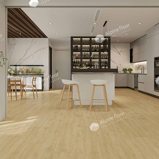 Кварцвиниловая плитка Alpine Floor ДУБ КРЕМОВЫЙ ECO 3-23 - 2