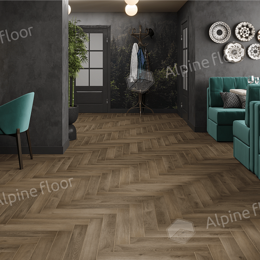 Ламинат Alpine Floor Herringbone Дуб Анжу LF102-11 - 5