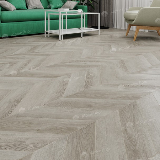 Кварцвиниловая плитка Alpine Floor Дуб Фантазия Шеврон Chevron ECO 20-1 - 4