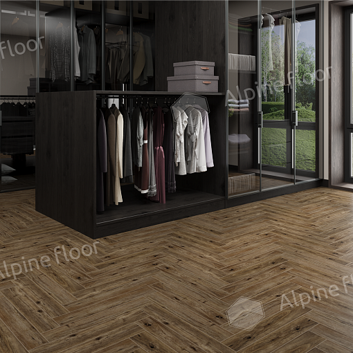Ламинат Alpine Floor Herringbone 12 Pro Бордо LF106-10 - 3