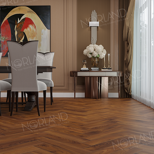 Ламинат Norland Elegant Herringbone Орех Кипр LF303-19 - 4