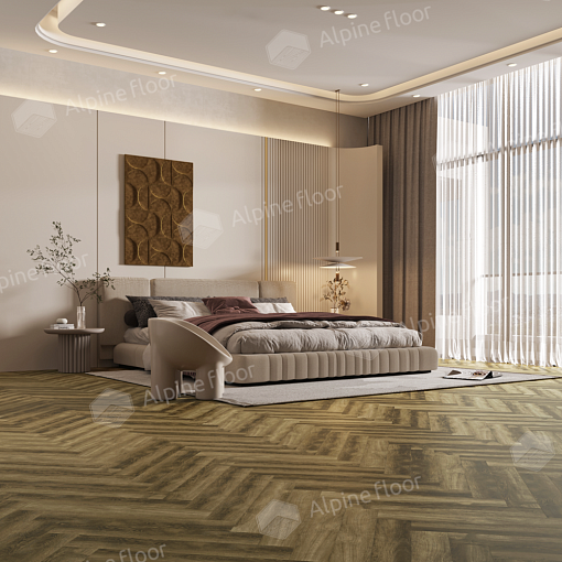 Ламинат Alpine Floor Herringbone Дуб Марсель LF102-9