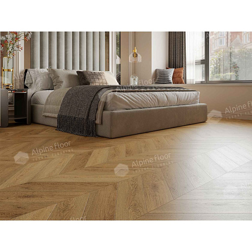 SPC Alpine Floor Chevron Alpine Дуб Буна ECO 18-15 MC - 1