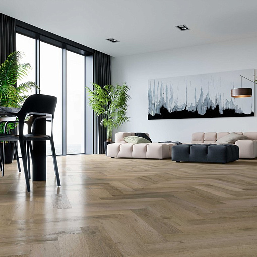 Кварцевый ламинат Fargo Parquet Дуб Парижский Дождь 33-61W935 градиент - 2