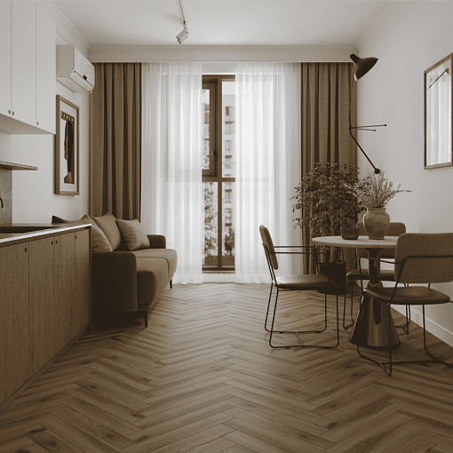 Ламинат Norland Elegant Herringbone Дуб Лира LF303-40