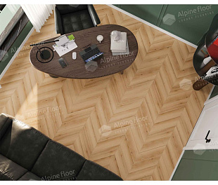 SPC Alpine Floor Chevron Alpine Дуб Самерсет ECO 18-19 MC