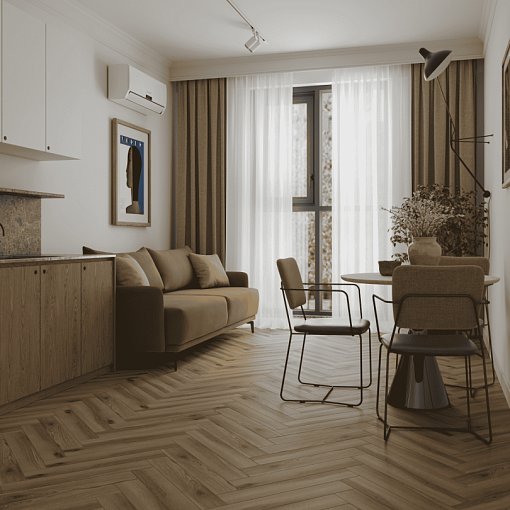Ламинат Norland Elegant Herringbone Дуб Лира LF303-40 - 1
